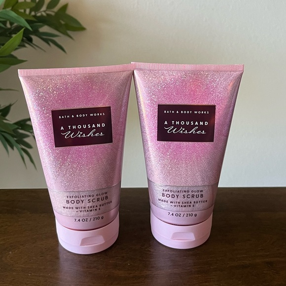 Two Bath & Body Works A Thousand Wishes Exfoliating Beach Body Scrubs - Picture 1 of 1